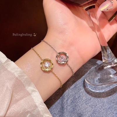 Elegantní geometrický zirkonový náramek pro ženy - Stylový a všestranný design inspirovaný celebritami