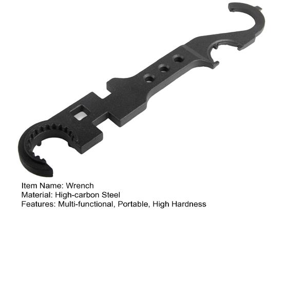 Çok Fonksiyonlu Anahtar 8'i 1 Arada Yüksek Karbon Çelik El Aleti Tamir AR15 Yüksek Sertlik