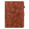 For Xiaomi Redmi K Pad Case Lily Flower Imprint Card Slots Leather Tablet Cover