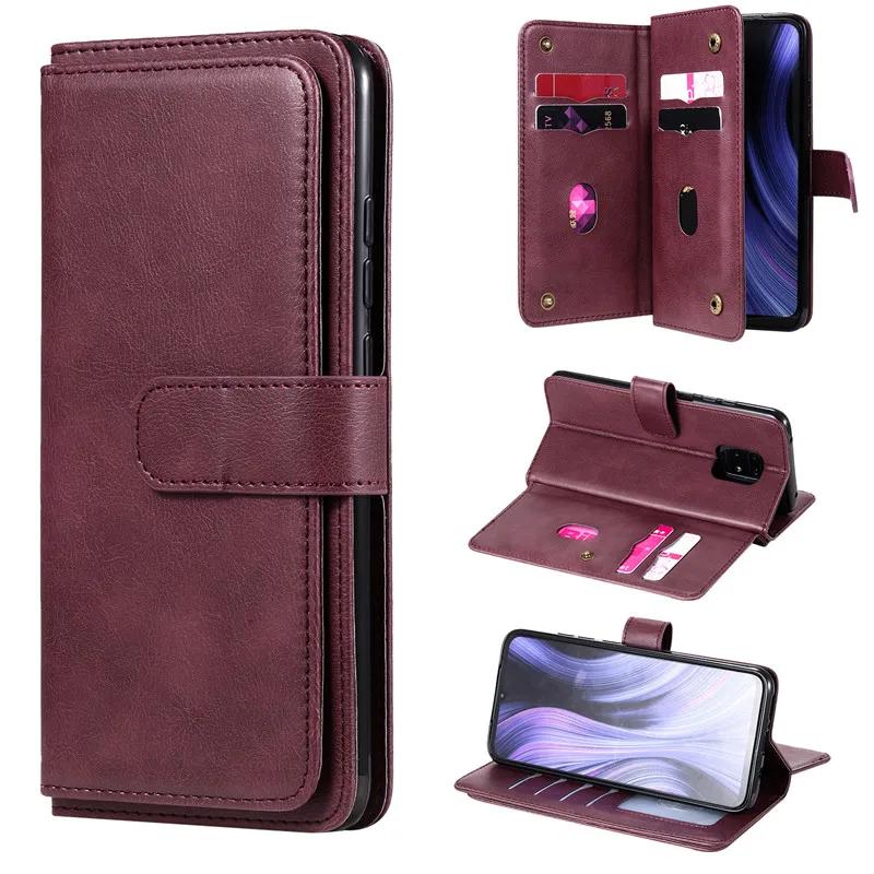 

Leather Purse Phone Case For RedMi Note 14 Pro Plus 13 12 11S Wallet Card Cover For XiaoMi 14 14T 13T 12T 11T POCO X5 X6 M6 Bag Redmi Note 11 Pro