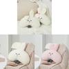 Peluche Luminary Animale Cartone Animato Coniglio Cuscino Lombare Cuscino Morbido Per Ufficio E Arredamento Dormitorio