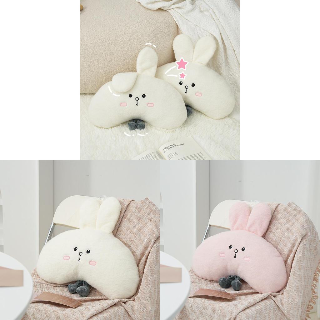 Peluche Luminary Animale Cartone Animato Coniglio Cuscino Lombare Cuscino Morbido Per Ufficio E Arredamento Dormitorio
