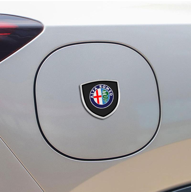 Nuovi Adesivi Decorativi Scudo Emblema Metallo 3D per Parafango Carrozzeria Auto Accessori Auto Per Alfa Romeo 308