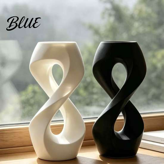 Modern Abstract Sculpture Decorative for Geometric Ornament Art Minimalist Sculpture 3D Printed Home Desktop Statue Living Room Study Office