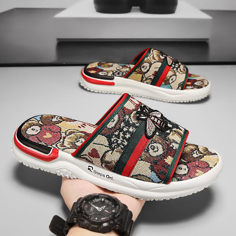 Pánské stylové letní sandály s měkkou podrážkou: Odolný, pohodlný a ideální pro vnitřní/venkovní použití.