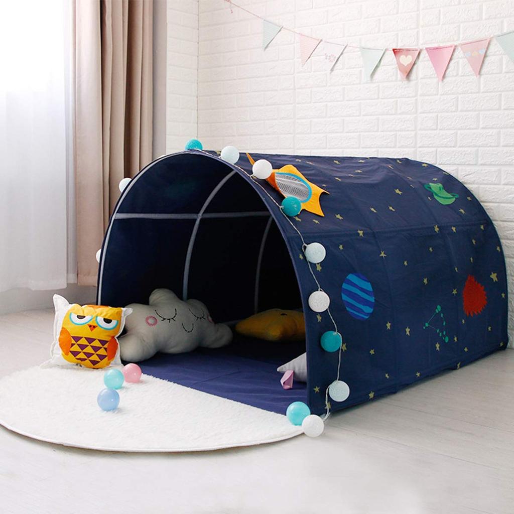 GZQIRUN Kids Bed Tent Bed Canopy Dream Kids Play Tent Playhouse Privacy Space Sleeping Indoor Toy Game House
