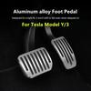 Car Foot Pedal Pads Covers For Tesla Model Y Juniper 2025  Model 3 Highland 2025 Anti Slip Accelerator Brake Rest Pedal