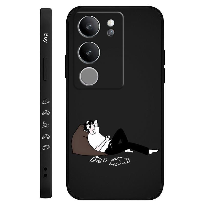 

Sofa Couple Phone Case For VIVO V50 V40 V30 V29 V29E V27 V27E V25 V25E V23 V23E V21 V20 Y20 Y12 Y21 Y22 Y50 Y35 Y76 Pro 4G 5G V30