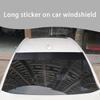 "Sleek Design" Car Sunshade Film - Front & Rear Windshield Vinyl Decal, Heat-Insulating & Uv Safeguard, Easy Apply For Glass & M