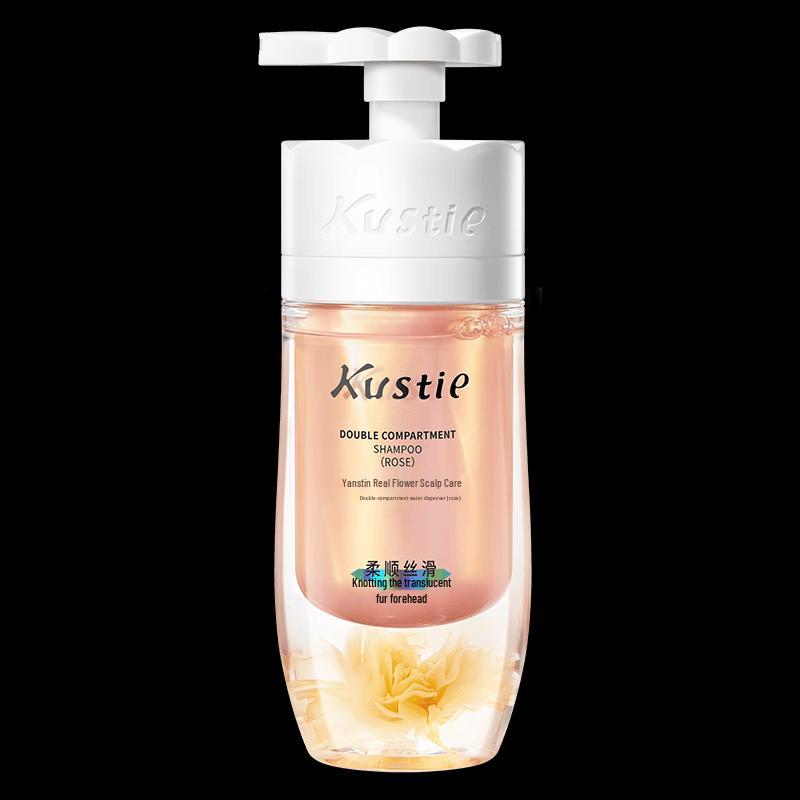 Kustie Rose Dual-Chamber Smooth Repair Shampoo Set
