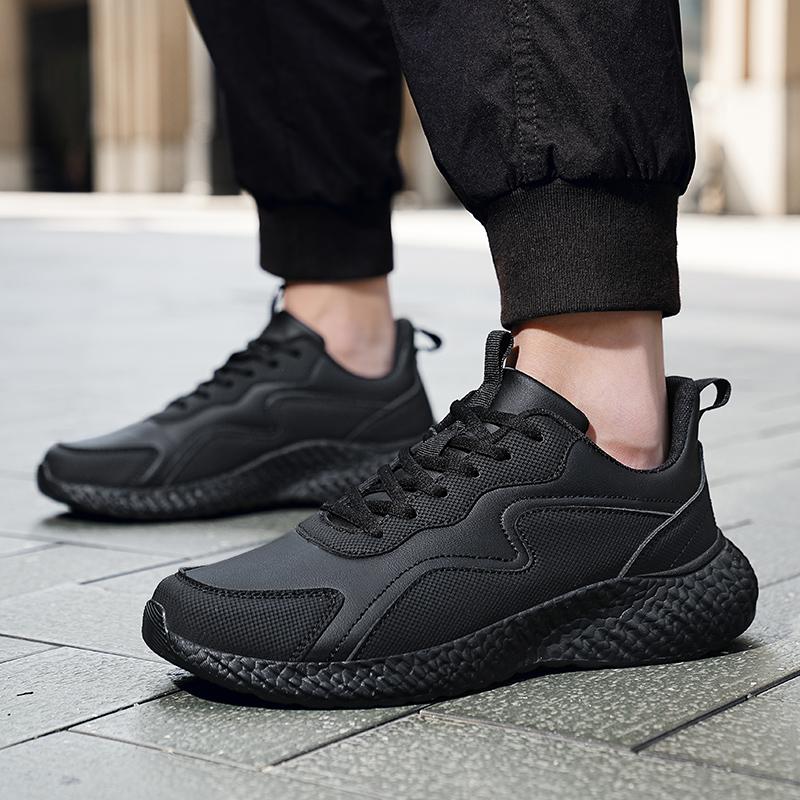 Men's Sneakers Fashion Mesh Outdoor Breathable Running Casual Shoes Comfortable Tennis Oversized Hiking Shoes White Sneakers Man