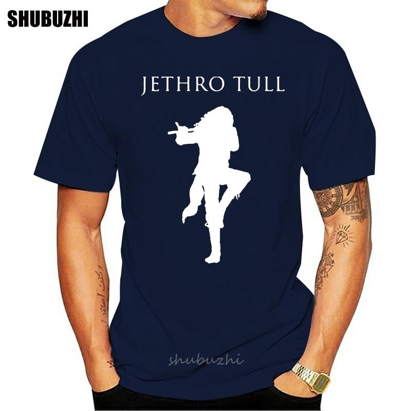 Jethro Tull Logo Black New Tshirt Rock Tshirt Rock Band Shirt cotton tshirt men summer fashion tshirt euro size S