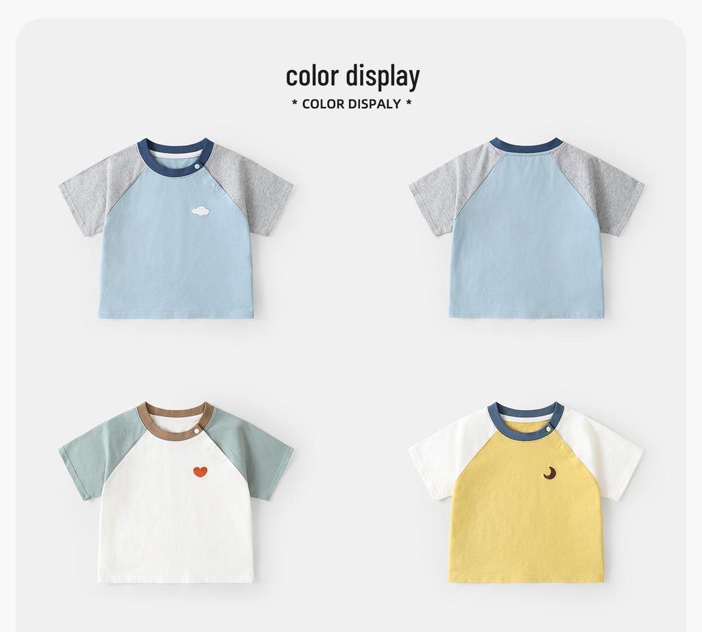 Kaka Panda Pure Cotton Short-Sleeve T-Shirt for Kids – Boys & Girls Summer Casual Top