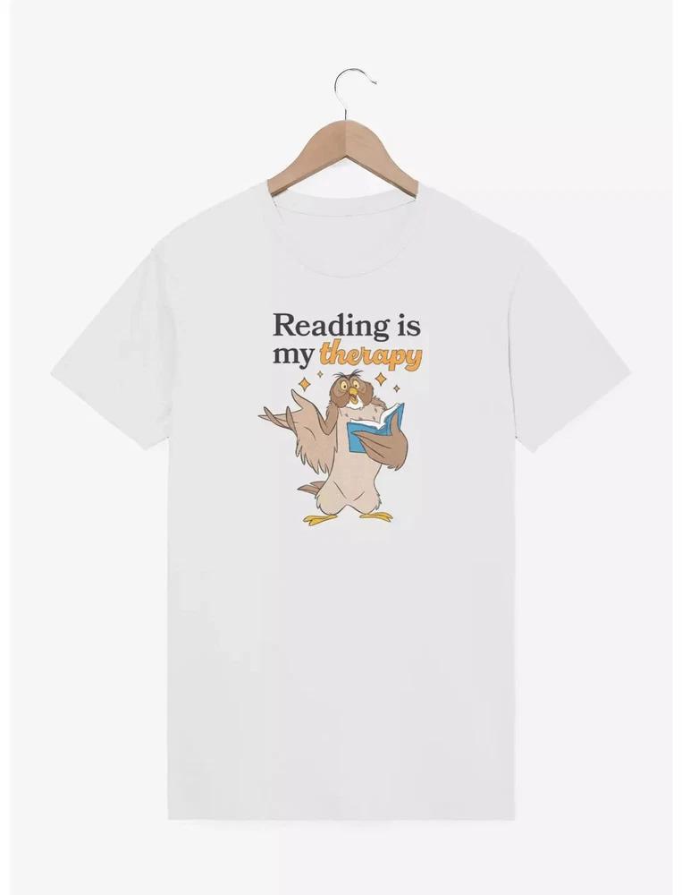Winnie The Pooh Reading Is My Therapy Tshirt Unisex S