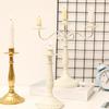 Iron Candle Holder Vintage Romantic Candlelight Dinner Props Candle Table Decoration for Family
