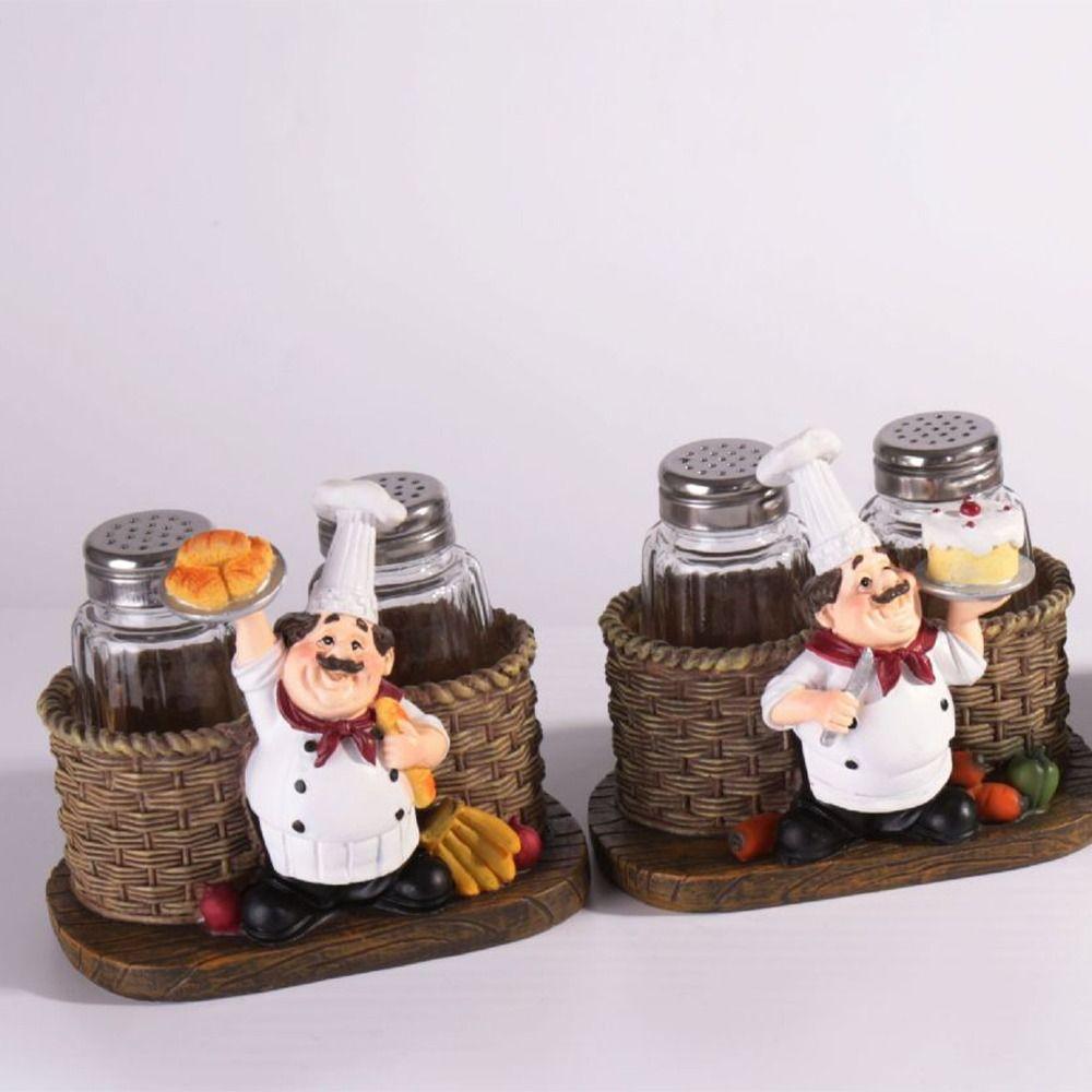 Creative Seasoning Jar Resin Storage Can Craft Powder Bottle Home