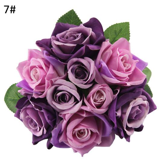 1 Stück künstliche Rose Blume Foto Requisite Hochzeit Home Office Tischdekoration