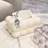 Space Saving Rabbit Napkin Organizers Modern Simplistic Tissue Dispenser Box Paper Organizers for Dining Room