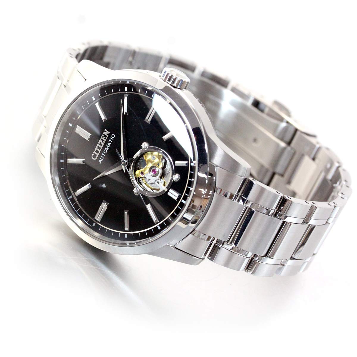 

[Citizen] Watch Citizen Collection Mechanical Classic Line Open Heart NB4020-96E Men s Silver