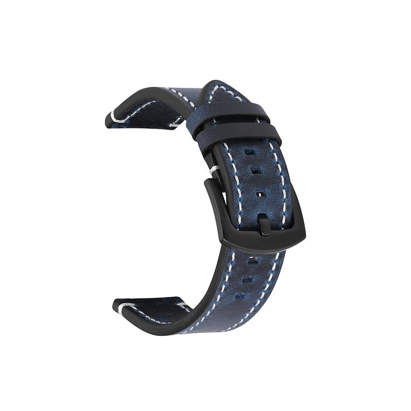

UTHAI P18 Ремешки для часов 18 мм 20 мм 22 мм Высококачественный ретро ремешок для часов из телячьей кожи Ремешок для часов с кожаными ремешками 24mm синий
