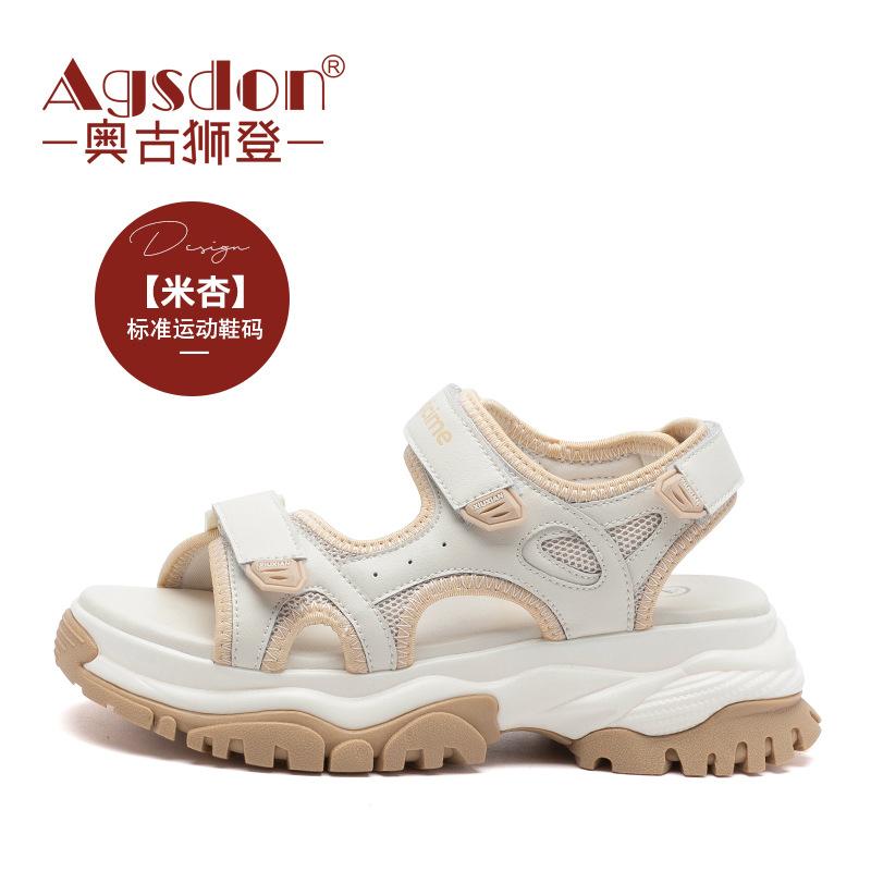 

Sandals women s 2025 summer new thick-soled heightening Roman beach sandals female students casual outer sandals ins tide 40