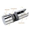 Strong Adhesive Backing Punch-Free Shower Head Bracket  Daily Comfort Improvement