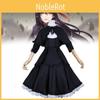 Puella Magi Madoka Magica Akemi Homura Cosplay Dress With Polyester Fabric For Anime Role Play