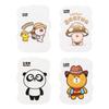 Compressed Wood Pulp Sponge Kitchen Cleaning Sponge Absorbent Non-oil Sponge Magic Wipe Mahjong Pattern Dishwashing Wipe