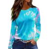 Women's Daily Casual Long-sleeved Printed O-neck Top