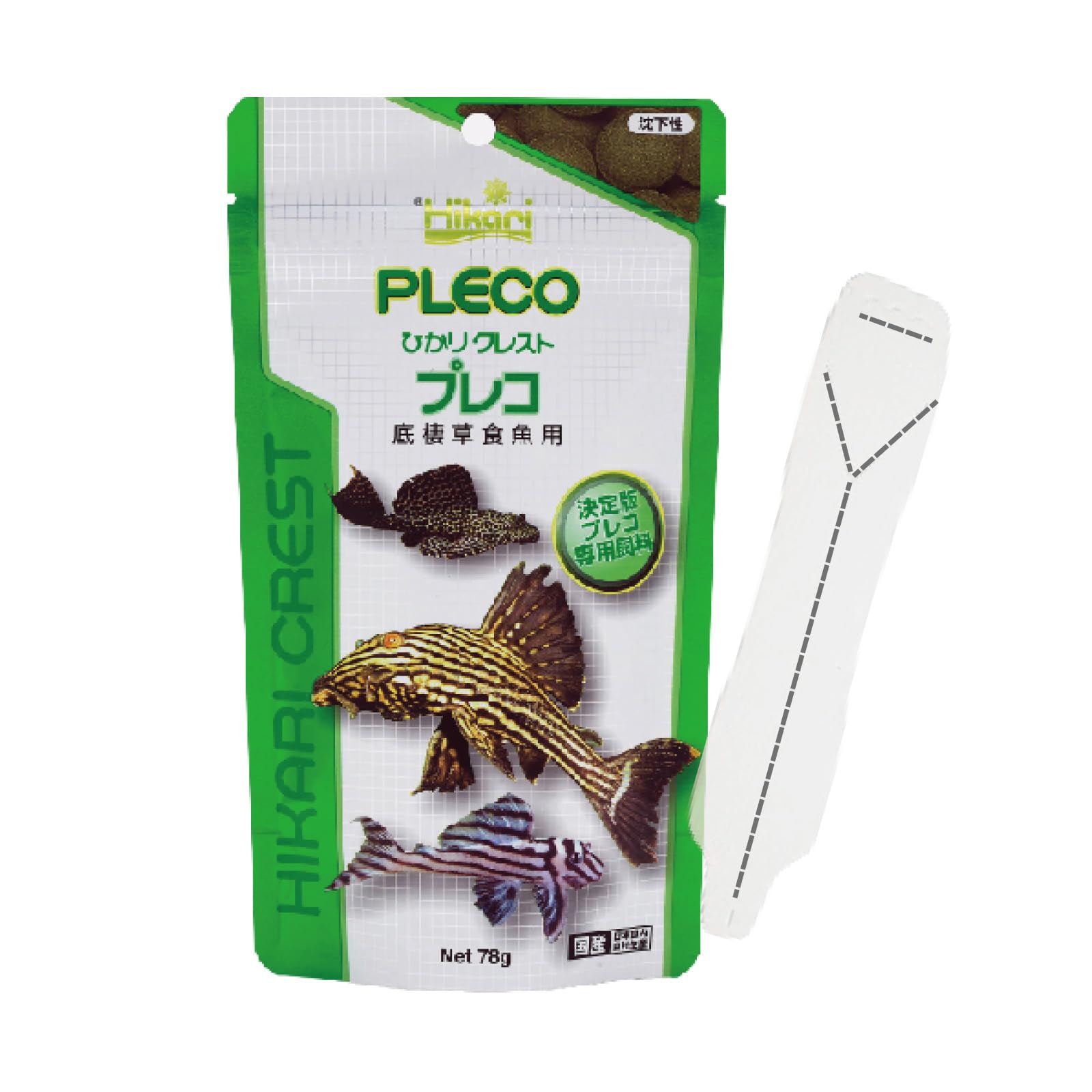 

Kyorin Pleco Tropical Fish Bait 78 г и ложка для кормления Набор
