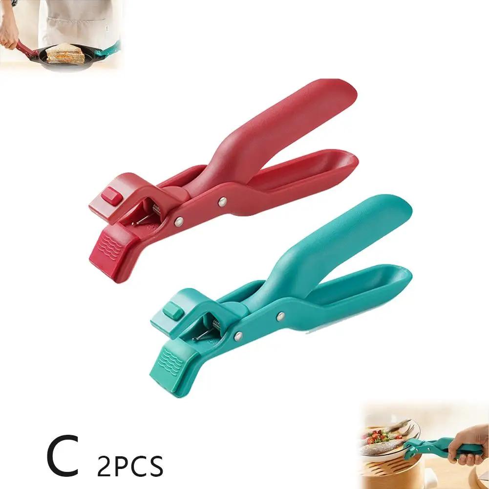 Kitchen Anti Scald Plate Bowl Dish Pot Holder Holder Silicon Oven Accessories Clip Clamp Kitchen Anti-hot Tool Lifter T2Z9