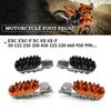 Für EXC EXC-F XC SX SX-F 50 125 250 350 450 525 530 660 950 990 Fußrasten Motorrad Aluminium Fußrasten Pedale Rast Fußstütze