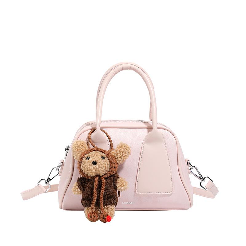 New Handbag Women's Crossbody Bag Women's Texture Handbag Single Shoulder Bag Boston Bag Minimalist Women's Bag
