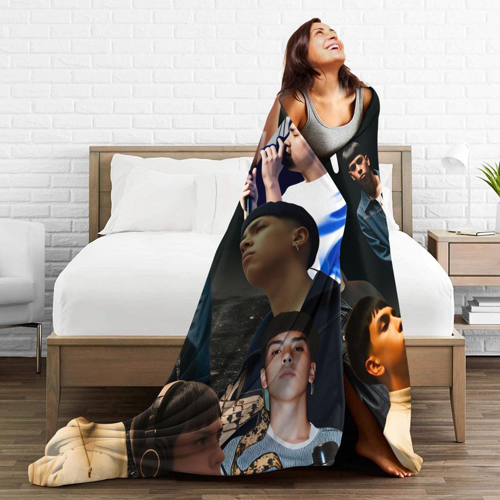 Ispirato al rapper argentino Milo J per Coperte Pop Calda Coperta Plaid Peluche Novità per Esterno Flanella Copriletto Copri Letto