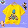 1-12 years old summer Polyester T-shirt for PAW Patrol children's short-sleeved casual top for girls and boys with cartoon print