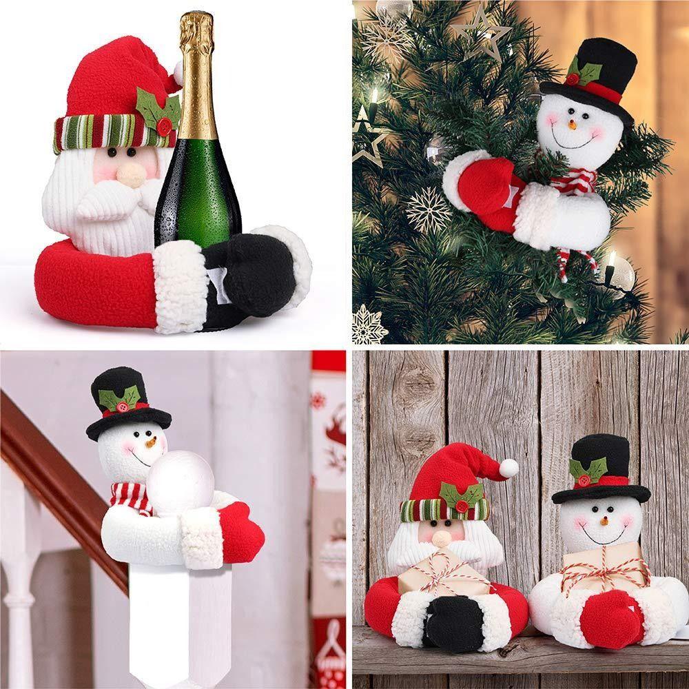 New Snowman Curtain Clasp Santa Claus Easy to Use Band Tiebacks Durable Curtain Clip Holders