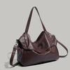 2025 New Large Capacity Single Shoulder Bag for Women, European and American Style Vintage Soft Leather Tote Bag, Simple Casual Crossbody Bag