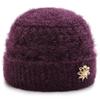 Hat Female Autumn Winter Ladies Thermal Hat In the Elderly Knitted Wool Hat Winter Cycling Ear Hat Mother Hat