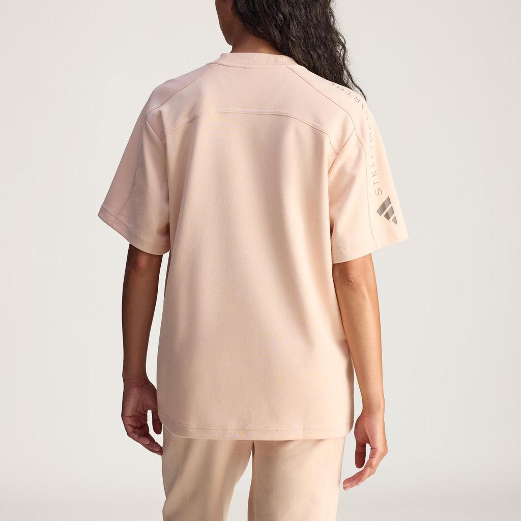 Adidas Stella McCartney Loose Fit Round Neck Short Sleeve T-Shirt Women Tops JW4525