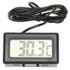 Aquarium Waterproof Probe Thermometer WITHOUT BATTERY Digital LCD Fish Tank Waterproof Temperature Thermometer Meter Reptile