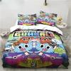 New Cartoon The Amazing World Bedding Set Gumball Sheet King Twin Double Child Bedding Set Mircofiber or Polyester Duvet Cover