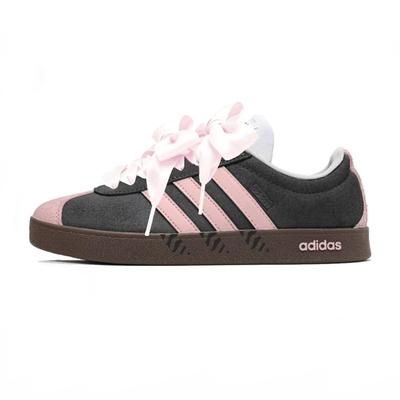 VL COURT 2.0 Skateboard Shoes Women's Low Top Black/Pink HQ1802(Team2234- )