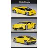 Welly 1/24 Lamborghini Huracan LP610-4 Alloy Racing Car Model Diecast Metal Sports Car Model Simulation Collection Kids Toy Gift
