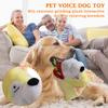 Squeaky Dog Toys For Aggressive Chewers, Interactive Plush Dog Chew Toys With Cotton Rope, Teeth Cleaning & Training Puppy Toys For Small Medium Large