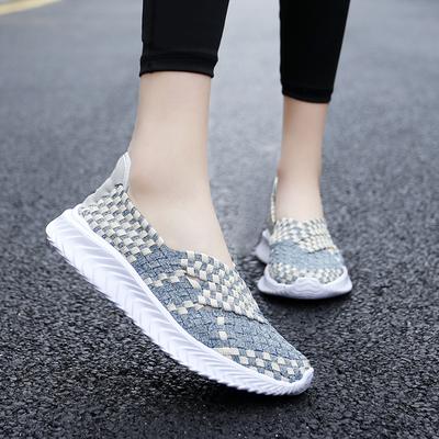 Mocassins plats décontractés pour femmes, chaussures d'été grande taille, souples, pour la plage, la marche, le sport, légères et surdimensionnées