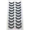 AMSDCN Artificial Mink Short Natural Dramatic False Eyelashes Short Eyelashes 10 Pairs of 3D Eyelash Makeup False Eyelashes