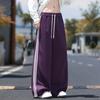 Autumn and Winter New American Retro Three-bar Sports Casual Pants Men's High Street Fashion Straight Mopping Trendy Pants