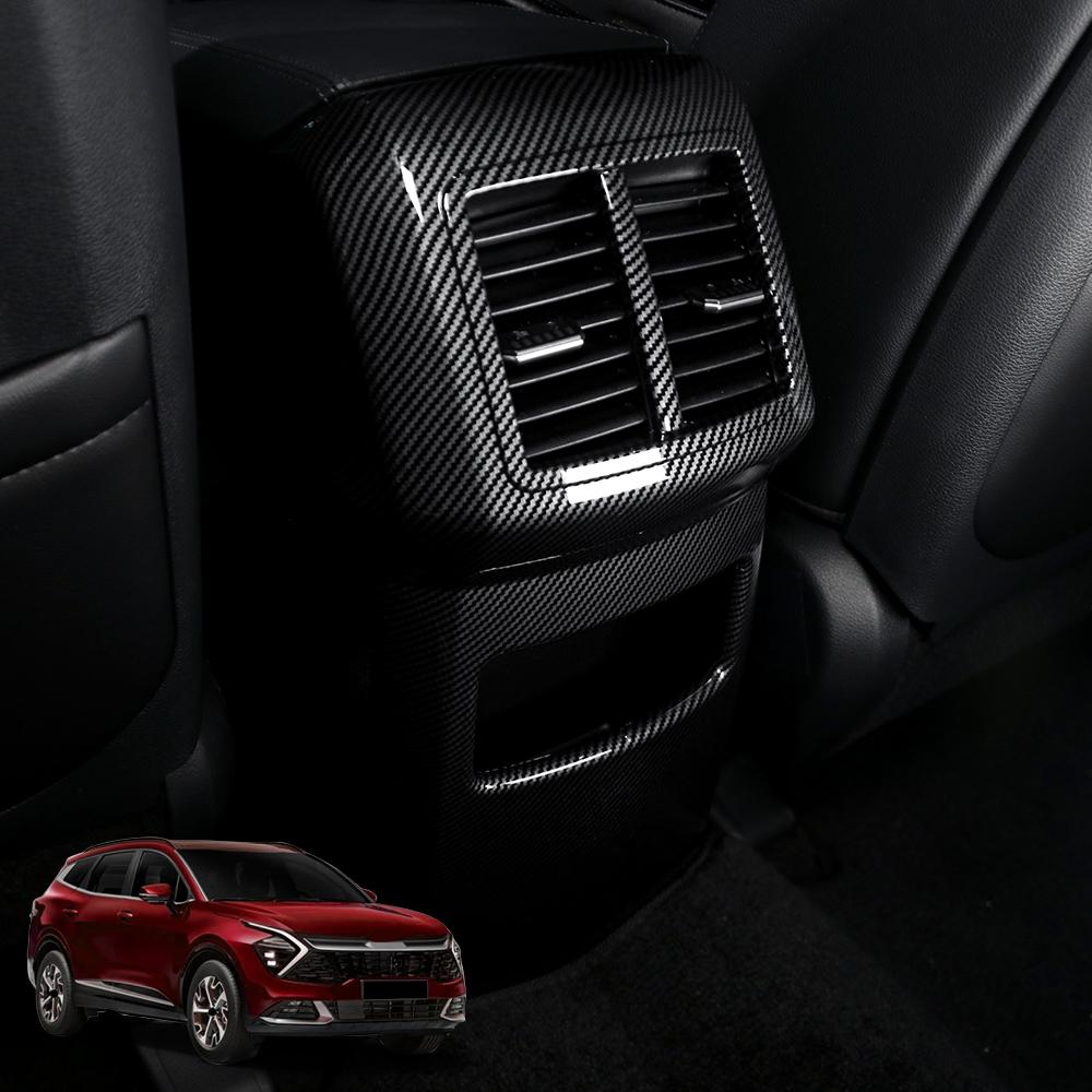 

Для Kia Sportage NQ5 Декоративные Аксессуары Салон Автомобиля Углеродное Волокно Заднее Сиденье Кондиционер AC Вентиляционное Отверстие Рамка Отделка Накладка China Mainland