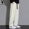 PLAYBOY Men's Loose Fit Straight-Leg Casual Pants