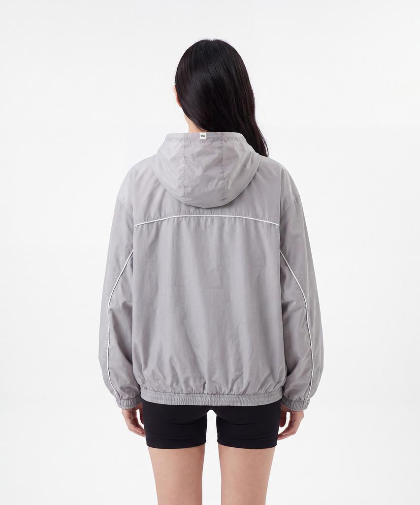 STEELS Sheer Piping Point Oversized Active Windbreaker_1Color